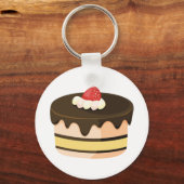 Chocolade Drip Cake met Aardbei Sleutelhanger (Voorkant)