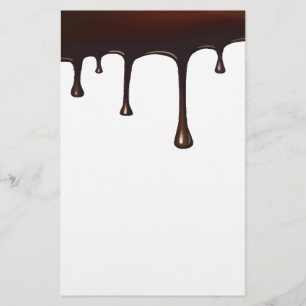 Chocolade Drip set Briefpapier