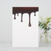 Chocolade Drip set Briefpapier (Staand voorkant)