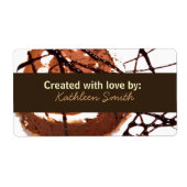 Chocolade Droom Recept/Goodies Label (Voorkant)