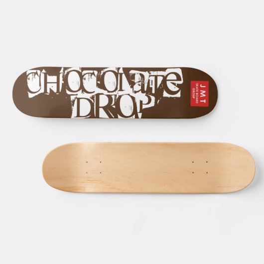 CHOCOLADE DROP Skateboard, 7¾" Deck Persoonlijk Skateboard (Horizontaal)