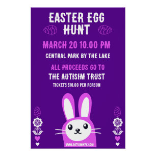 Chocolade Easter Egg Hunt Perfect Poster