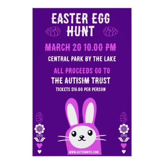 Chocolade Easter Egg Hunt Perfect Poster (Voorkant)