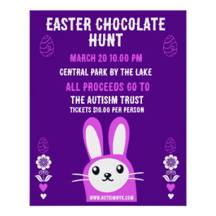 Chocolade Easter Egg Hunt Perfect Poster