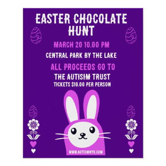 Chocolade Easter Egg Hunt Perfect Poster (Voorkant)