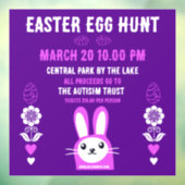 Chocolade Easter Egg Hunt Raamsticker (Vel 3)