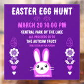 Chocolade Easter Egg Hunt Raamsticker (Vel 2)