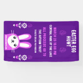 Chocolade Easter Egg Hunt Spandoek (Horizontaal)