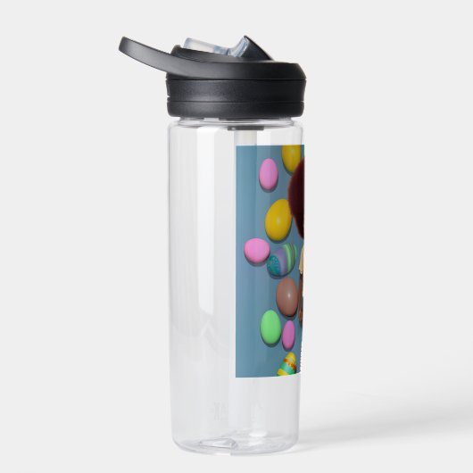 Chocolade Easter Melanin Bunny Baby Rabbit Melanin Waterfles (Rechts)