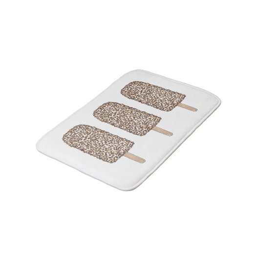 Chocolade Eclair Ice Cream Pop Popsiculair Foodie Badmat (Gekanteld)