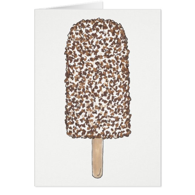 Chocolade Eclair Ice Cream Popsicle Dessert (Voorkant)