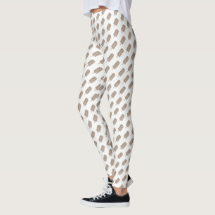 Chocolade Eclair Ice Cream Popsicle Dessert Leggings