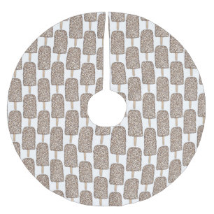 Chocolade Eclair Ice Cream Popsicle Junk Food Kerstboom Rok