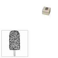 Chocolade Eclair Ice Cream Popsicle Pop Stamp
