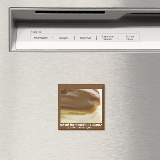 Chocolade Eclair Magnet (Insitu (Vaatwasser))