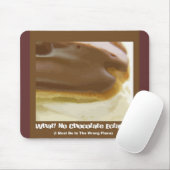 Chocolade Eclair Mousepad Muismat (Met muis)