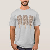 Chocolade Eclair Popsicles Tee Shirt (Voorkant)