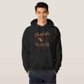 Chocolade - een beetje chocolade per dag hoodie (Voorkant volledig)