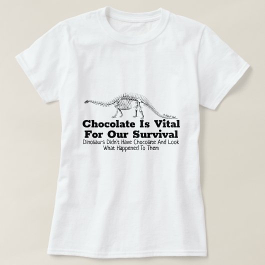 Chocolade - een MisterP-Shirt T-shirt (Design voorkant)