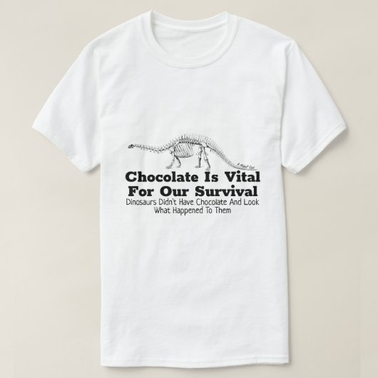 Chocolade - een MisterP-Shirt T-shirt (Design voorkant)