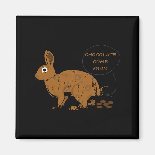 Chocolade Eieren Van Pasen Magneet (Voorkant)
