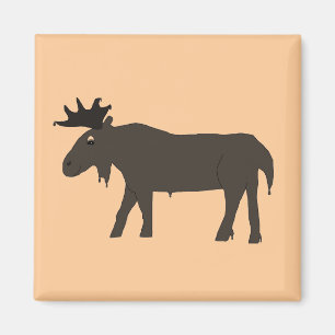 Chocolade eland magneet