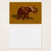Chocolade Elephant Visitekaartje (Voorkant /achterkant)