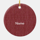 Chocolade elf ornament (Achterkant)