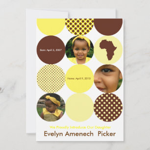 Chocolade en Banaan Cirkels Aankondiging