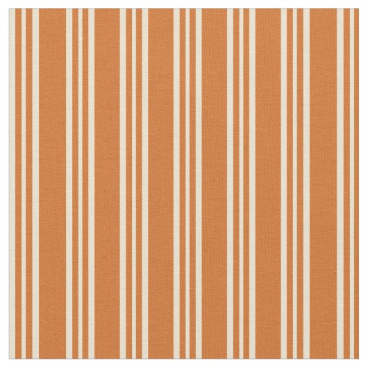 Chocolade en beige lijnen stof (Close Up)