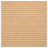 Chocolade en Bleke goudkleurige strips Stof (Swatch)