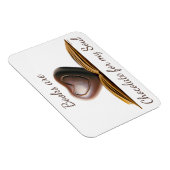 Chocolade en Boek Lover's Magnet Magneet (Rechterzijde)