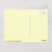 Chocolade en Cherry Cupcake Briefkaart (Achterkant)