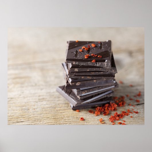 Chocolade en Chili Poster (Voorkant)