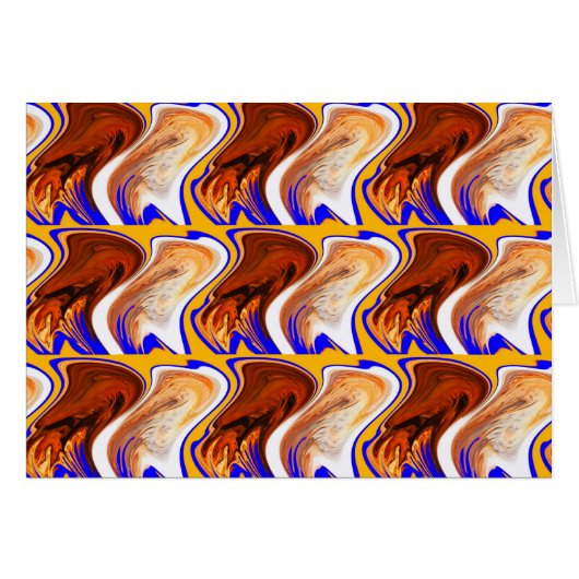 Chocolade en crèmekaart (Voorkant Horizontaal)