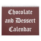Chocolade en Dessert Kalender 20XX (Hoes)