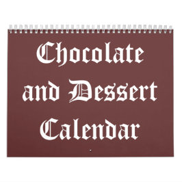 Chocolade en Dessert Kalender 20XX