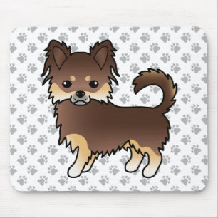 Chocolade En Effen Bruine Lange Vacht Chihuahua Ho Muismat