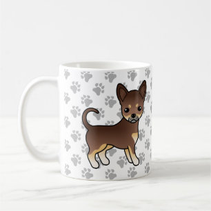 Chocolade En Effenhuidige Chihuahua Hond & Pootjes Koffiemok