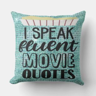 Chocolade en film lover's droom buitenkussen