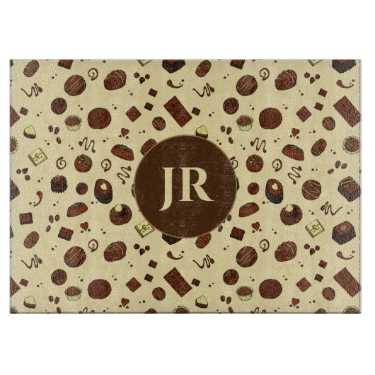 Chocolade en gebak Snoep Chocolade Snijplank (Voorkant)