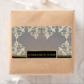 Chocolade en goud etiket (Insitu)