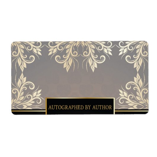 Chocolade en goud etiket (Voorkant)