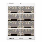 Chocolade en goud etiket (Full Sheet)