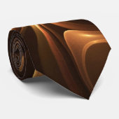 Chocolade en karamel stropdas (Opgerold)