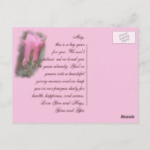 Chocolade en Knockout Roos Briefkaart- aanpassen Briefkaart (Achterkant)