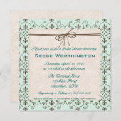 Chocolade en Mint Vrijgezellenfeest Kaart (Voorkant / Achterkant)