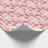 Chocolade- en pasteipatroon 2 cadeaupapier (Hoek)