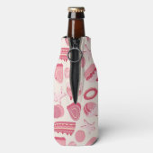 Chocolade- en pasteipatroon 2 flesjeskoeler (Fles Achterkant)