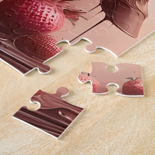 Chocolade en Rozen Hengst Legpuzzel (Zijkant)